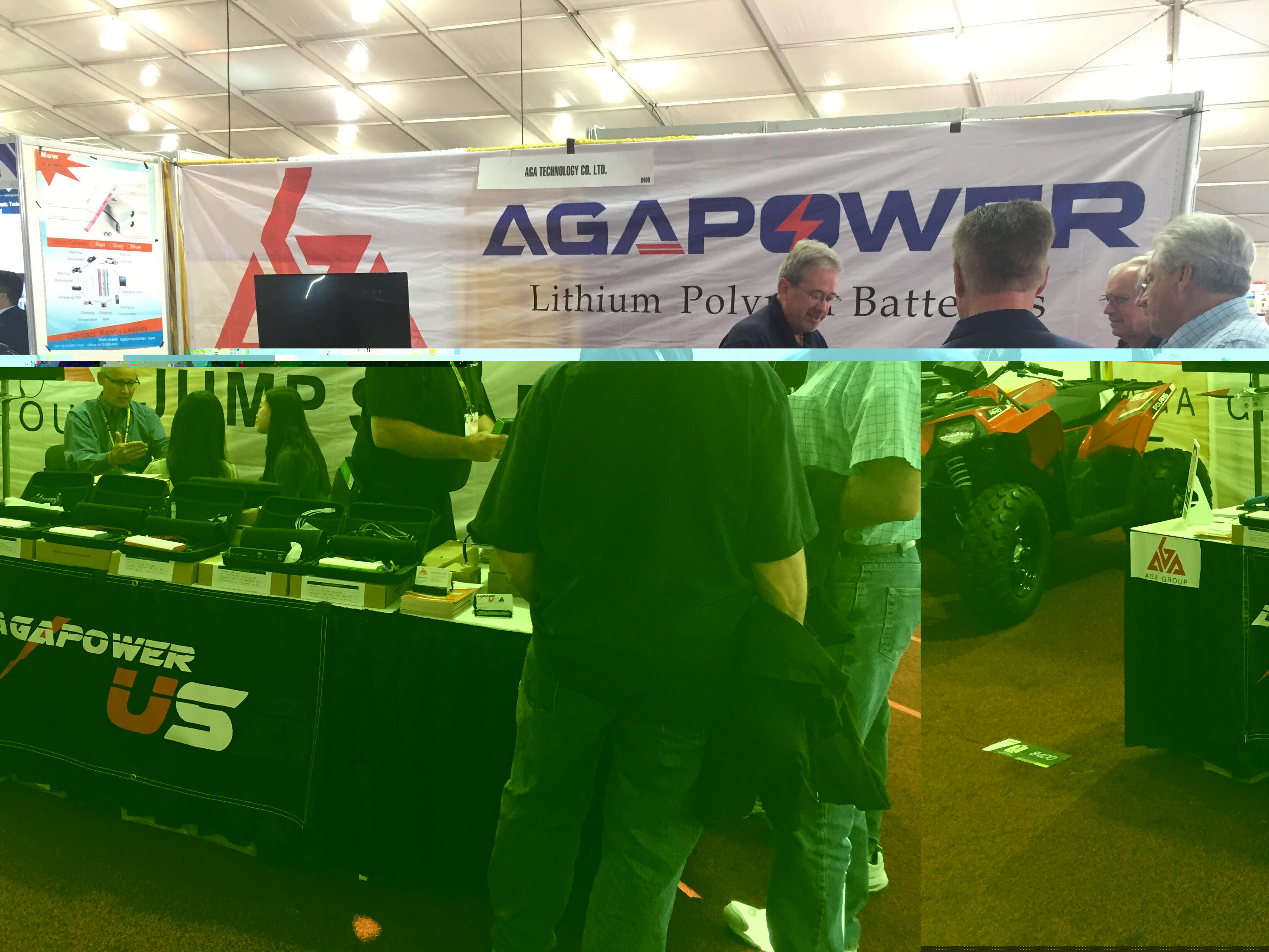 昂佳汽車啟動(dòng)電源（AGA Power）展會(huì)現(xiàn)場(chǎng)圖